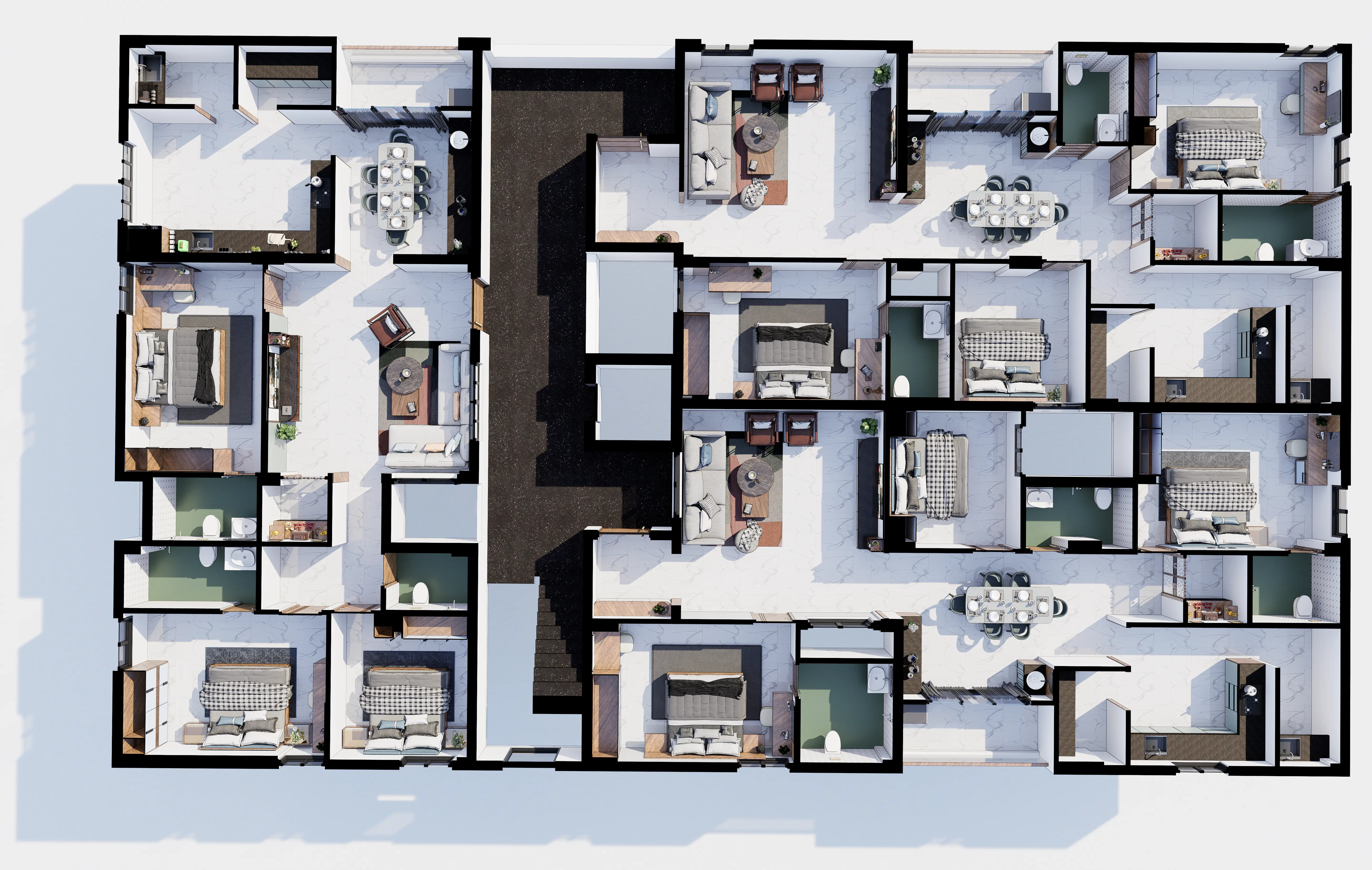 Overall floor layout