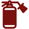 Fire safety icon
