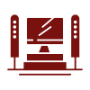 Home theatre icon
