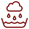 Rainwater harvesting icon